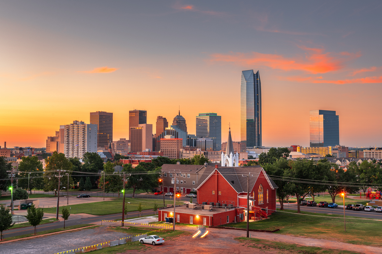 Panoramic Image of Oklahoma City, OK